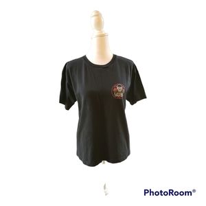 VANS Boys rose and skull t-shirt, sized for women's small